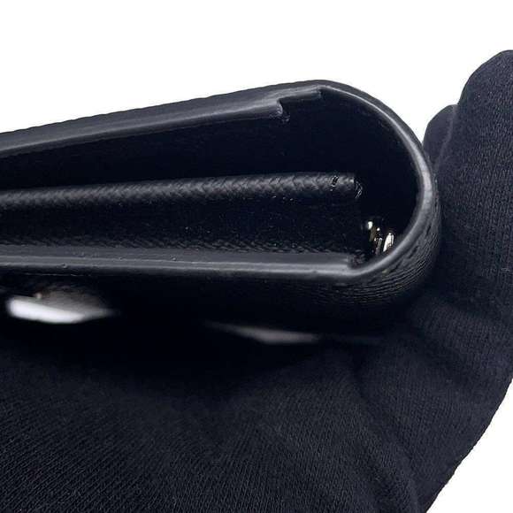 Louis Vuitton Wallet Taiga Brazza Long Portefeuille Black - Picture 7 of 8